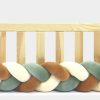 Tour de lit tressé pour bébé velours Vanille-Cannelle-Eucalyptus