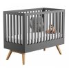 Lit bébé Nature Gris 70 x 140 cm - VOX