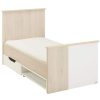 Lit Bébé évolutif Sacha 70 x 140 cm avec 2 pans inclus – Galipette