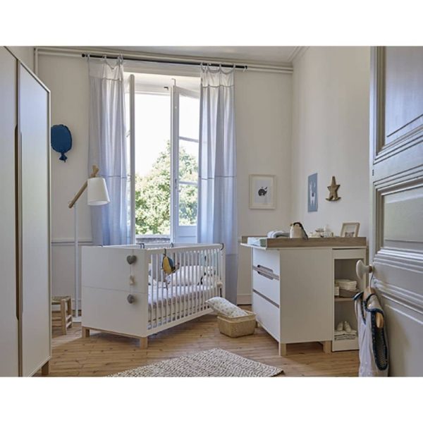 Lit Bébé évolutif Céleste 70 x 140 cm avec 2 pans inclus – Galipette