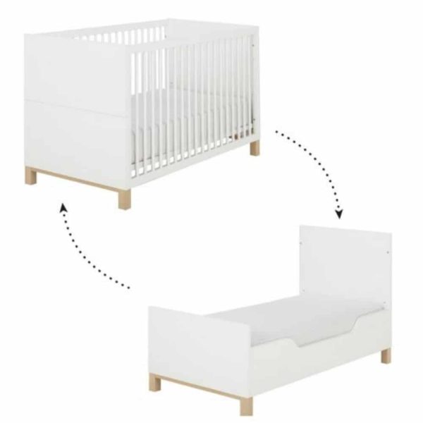 Lit Bébé évolutif Céleste 70 x 140 cm – Galipette