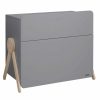 commode en bois 3 tiroirs swing gris micuna