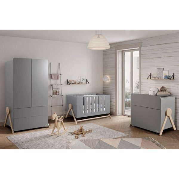 lit bébé évolutif swing gris 70 x 140 cm micuna (1)