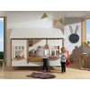 lit cabane housebed 90 x 200 cm blanc & bois vipack (2)