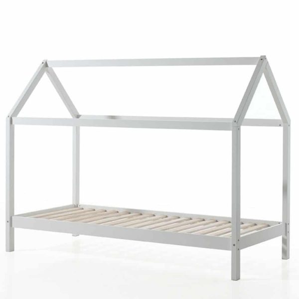 lit cabane en bois dallas 90 x 200 cm blanc – vipack (1)