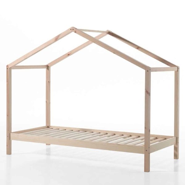 lit cabane en bois dallas 90 x 200 cm nature – vipack (1)