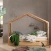 lit cabane en bois dallas 90 x 200 cm nature – vipack