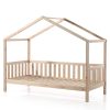 lit cabane en bois dallas barrières inclus 90 x 200 cm – vipack (1)