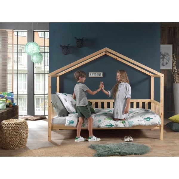 lit cabane en bois dallas barrières inclus 90 x 200 cm – vipack (4)