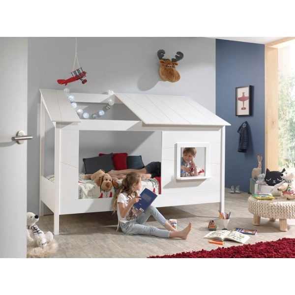 lit cabane en bois housebed 90 x 200 cm vipack (4)
