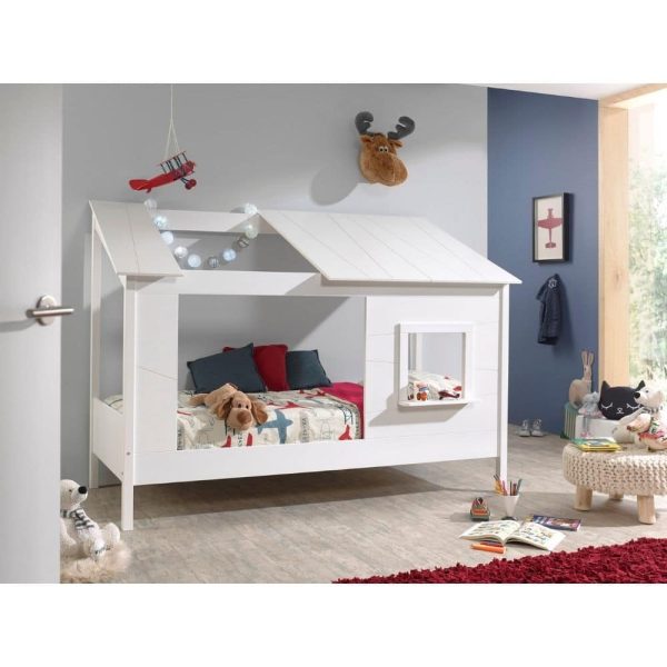 lit cabane en bois housebed 90 x 200 cm vipack (5)
