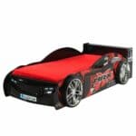 lit enfant voiture de course noir & rouge (1)