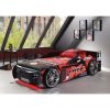 lit enfant voiture de course noir & rouge (5)