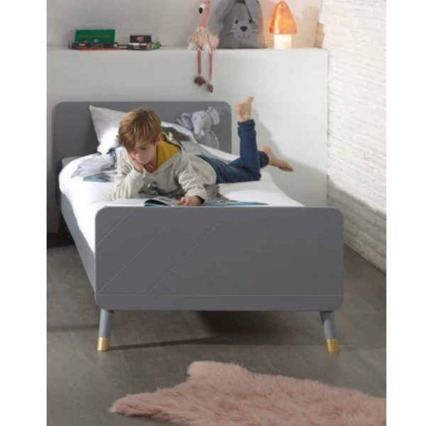 lit enfant en bois billy 90 x 200 cm gris timeless vipack (7)