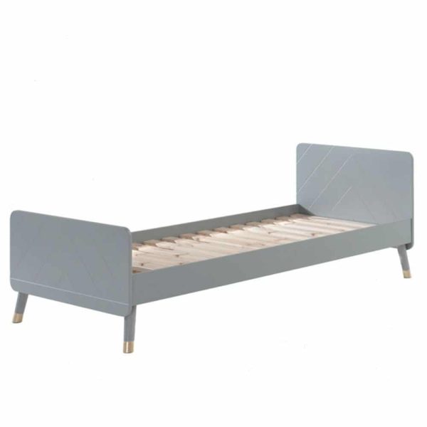 lit enfant en bois billy 90 x 200 cm gris timeless vipack (9)