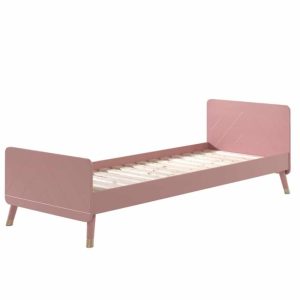 lit enfant en bois billy 90 x 200 cm rose terra vipack (10)