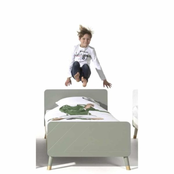 lit enfant en bois billy 90 x 200 cm vert olive vipack (7)