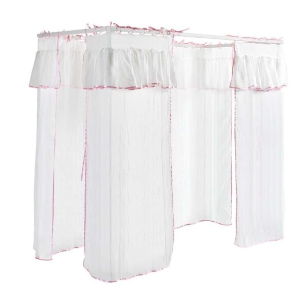 lit à baldaquin amori 90 x 200 cm blanc – vipack (1)