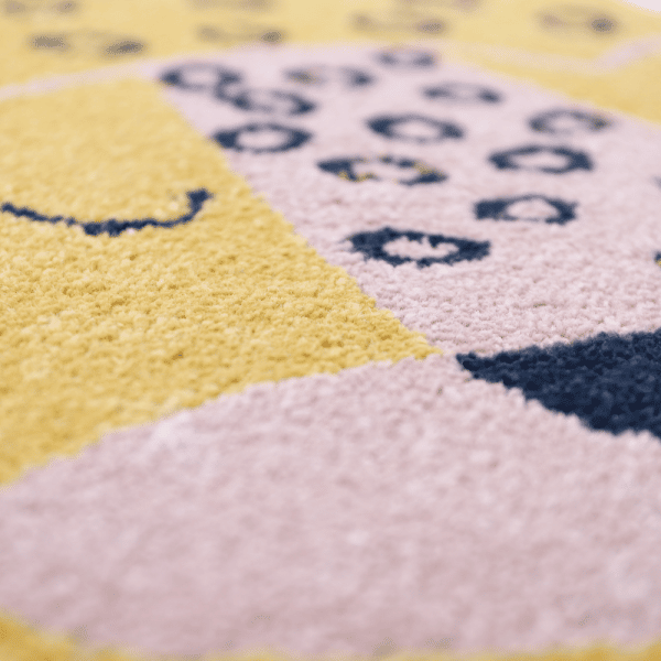 tapis petit léopard kléo miel - Nattiot