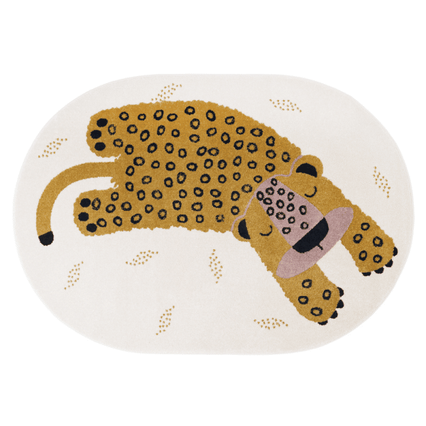 tapis enfant petit léopard