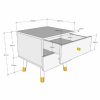 table de chevet billy - Vipack