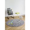 tapis rond coton astronaute & fusée (3)