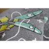 tapis rond coton astronaute & fusée (8)