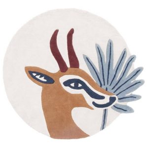 tapis rond coton gazelle lilipinso (1)