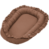 baby nest sg with ruffles chocolat 1