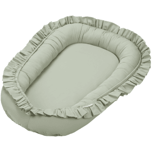 baby nest sg with ruffles menthe 1