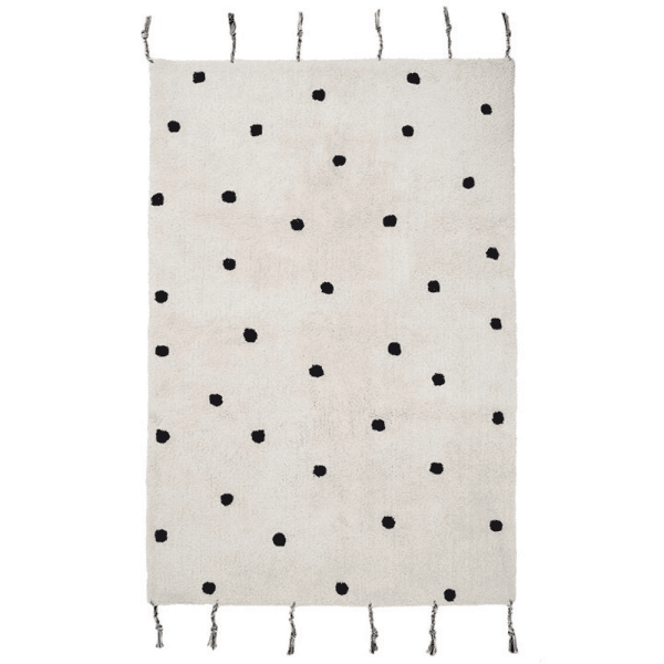 Tapis à pois Nümi Black - Nattiot