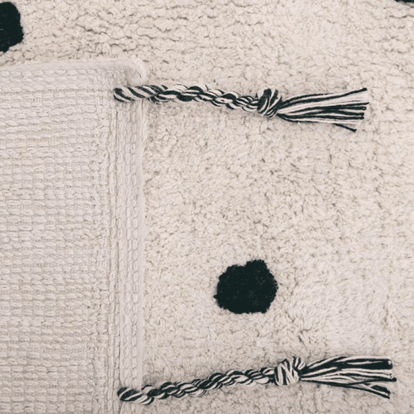 Tapis à pois Nümi Black - Nattiot