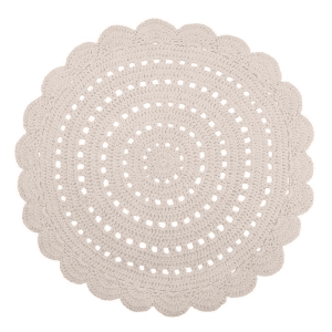Tapis crochet Alma Ecru - Nattiot