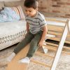 Échelle en bois montessori pour enfants blanc meowbaby (2)