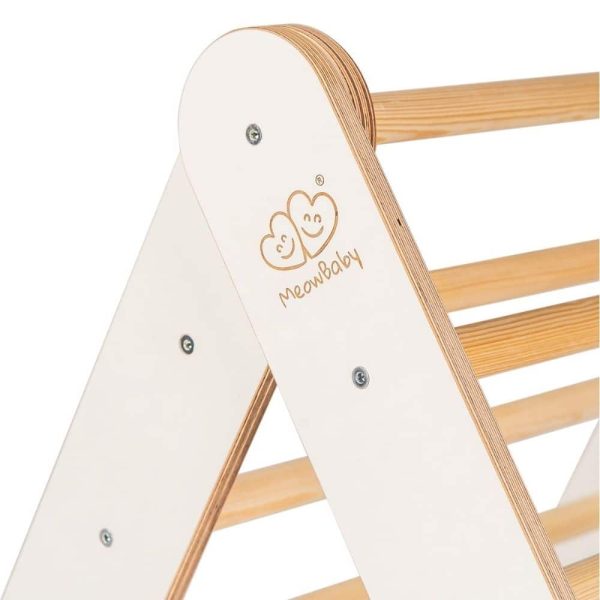 Échelle en bois montessori pour enfants blanc meowbaby (7)