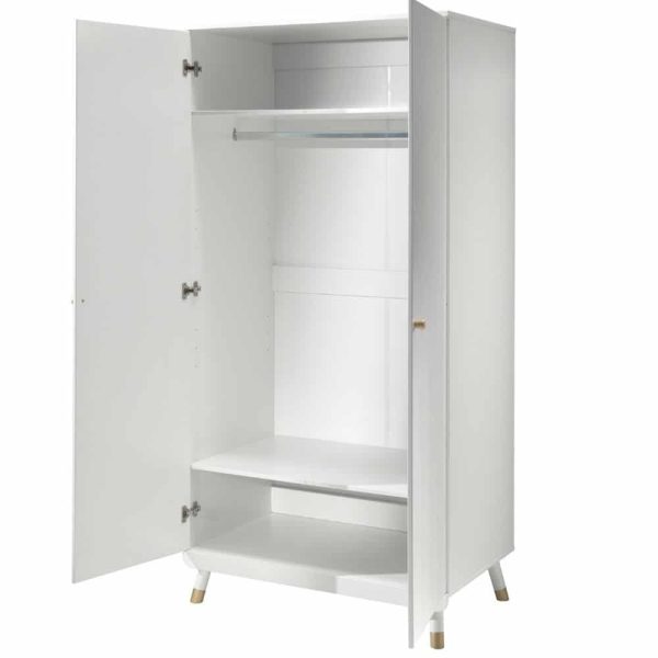 armoire en bois 2 portes billy blanc – vipack (2)
