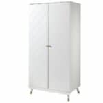 armoire en bois 2 portes billy blanc – vipack (3)