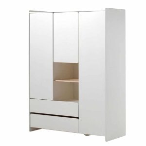 armoire en bois 3 portes kiddy blanc vipack (2)