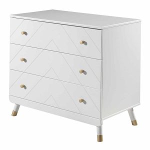 commode en bois 3 tiroirs billy blanc – micuna (1)