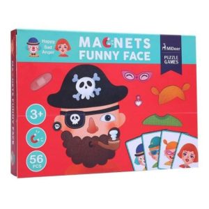 Coffret magnétique 56 pièces "je change de tête" - Mideer