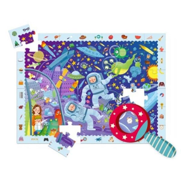 Puzzle détective dans l'espace - Mideer