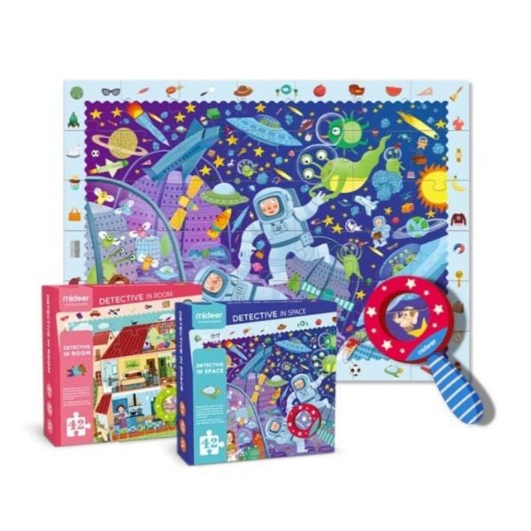 Puzzle détective dans l'espace - Mideer