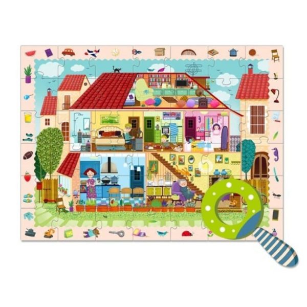 Puzzle détective maison - Mideer