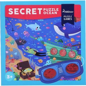 Puzzle détective océan - lunettes - mideer