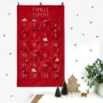 Calendrier de l'avent rouge personnalisable - Les Griottes