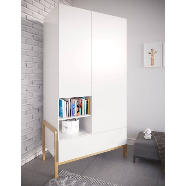 Armoire en bois 2 portes Victor - Kocot