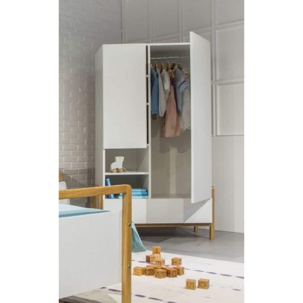 Armoire en bois 2 portes Victor - Kocot