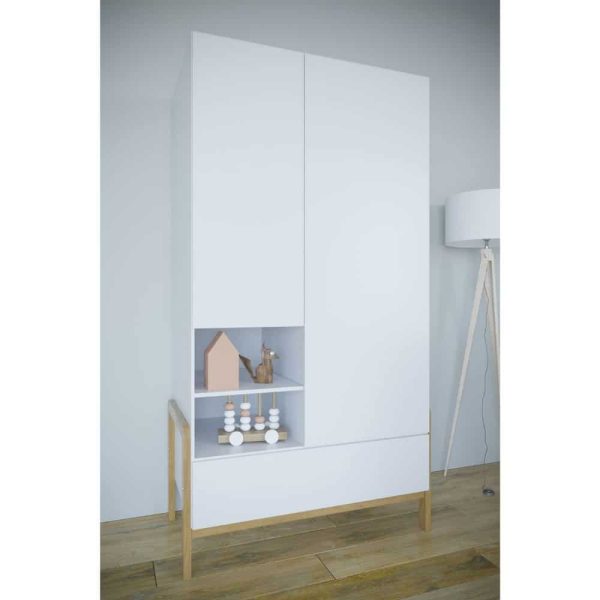 Armoire en bois 2 portes Victor - Kocot