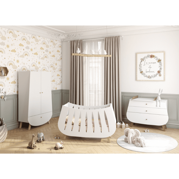 chambre complète trapèze blanc 10