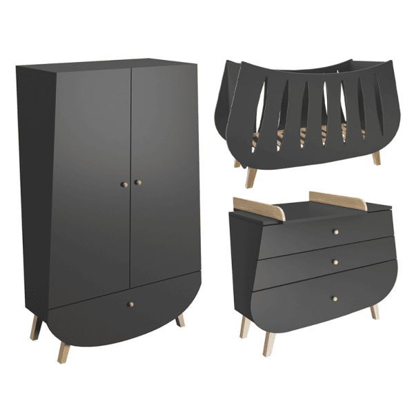 chambre complète trapèze gris anthracite 2